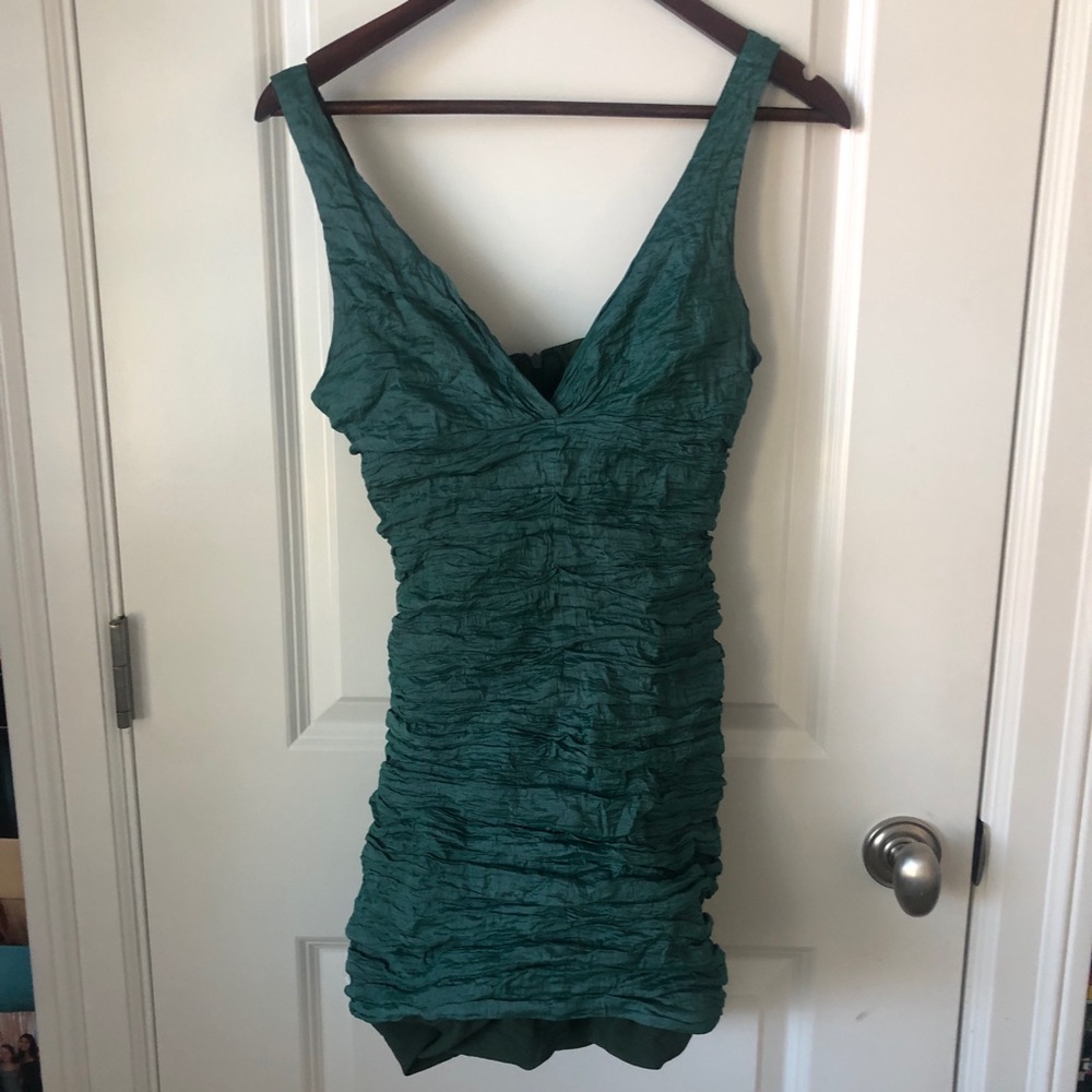 Nicole Miller Green Dress